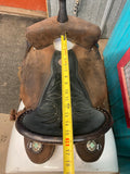 15.5” Double J Feather Lite Barrel Saddle