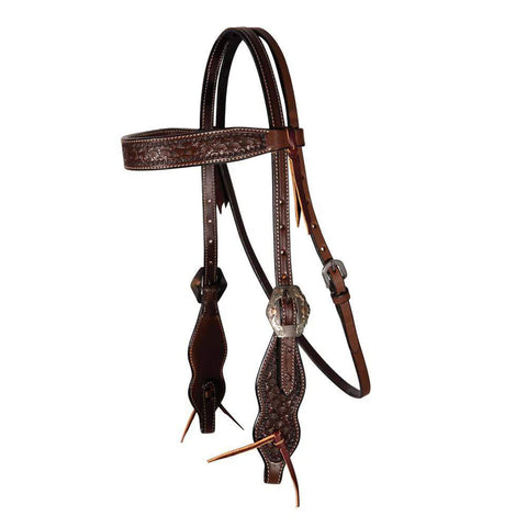 Chocolate Carapce Browband Headstall by Professionals Choice