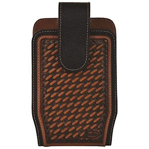 BASKET WEAVE CELL PHONE CASE by JUSTIN BOOTS