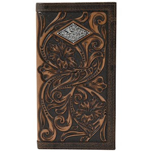 TOOLED RODEO WALLET by JUSTIN BOOTS