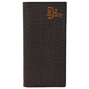 BISON GRAIN LEATHER WALLET BY RED DIRT HAT CO