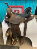 15.5” Double J Feather Lite Barrel Saddle