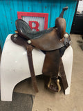 15.5” Double J Feather Lite Barrel Saddle