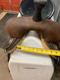 15.5” Double J Feather Lite Barrel Saddle