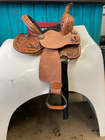 10” Wild O West Barrel Saddle