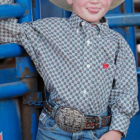 BOY'S MEDALLION PRINT SHIRT BY CINCH JEANS