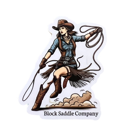 Cowgirl Sticker