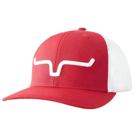 Red Weekly Americana Trucker Hat by Kimes Ranch