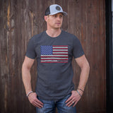 Bull Flag Tee Shirt by STS Ranchwear