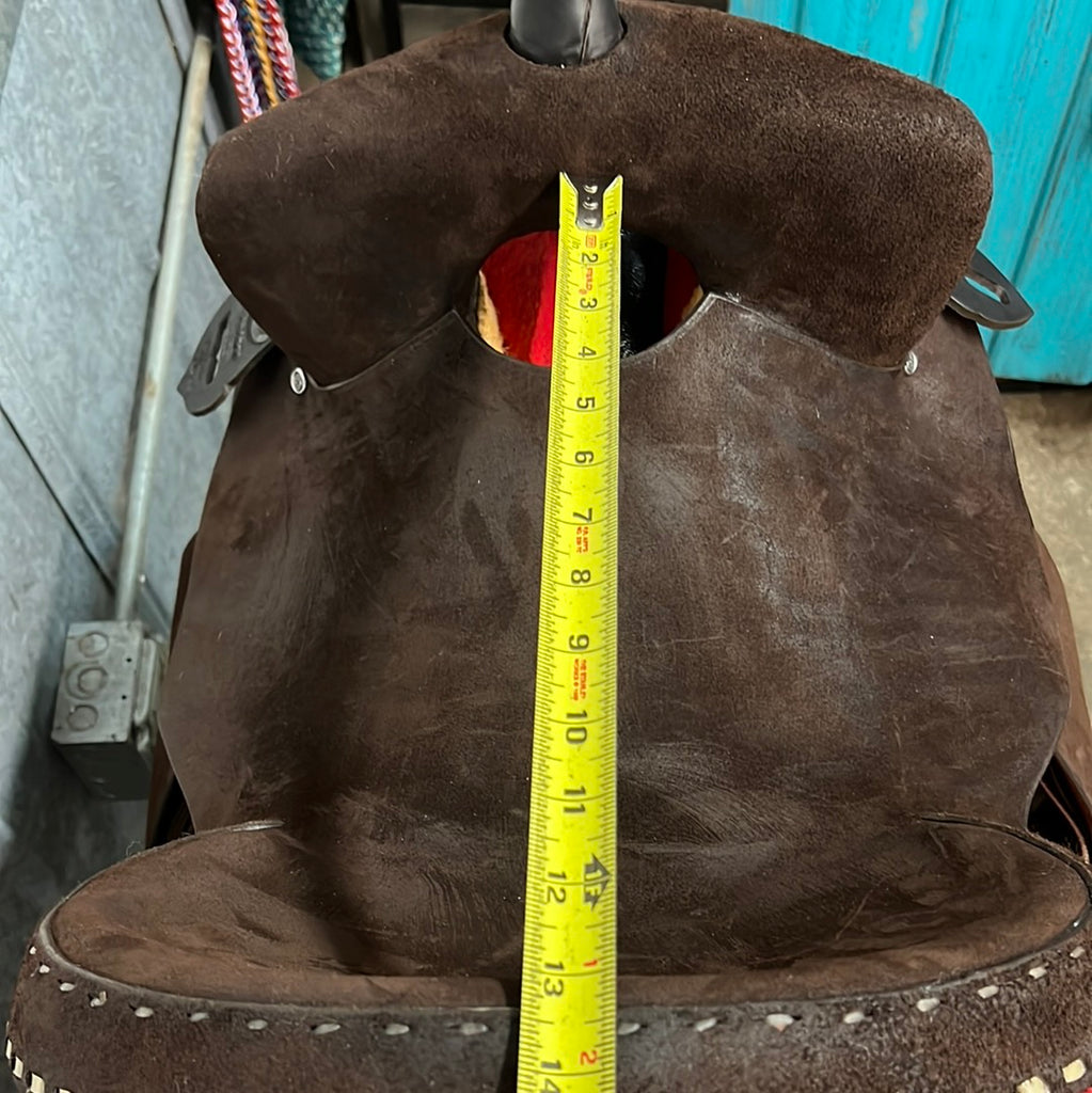 13” Double J Feather Lite Barrel Saddle – Block Saddle Company, LLC